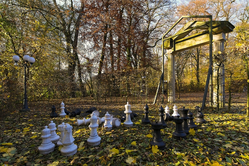 Schach im Schlosspark Bückeburg