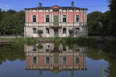 Schloss Baum Spiegelung