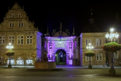 Marktplatz Bückeburg beleuchtet