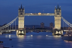 Towerbridge London beleuchtet