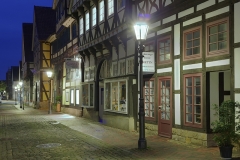 Rinteln Fachwerkhäuser beleuchtet