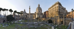 0558K-0562K-Trajansforum-Abendlicht-Panorama-Detail